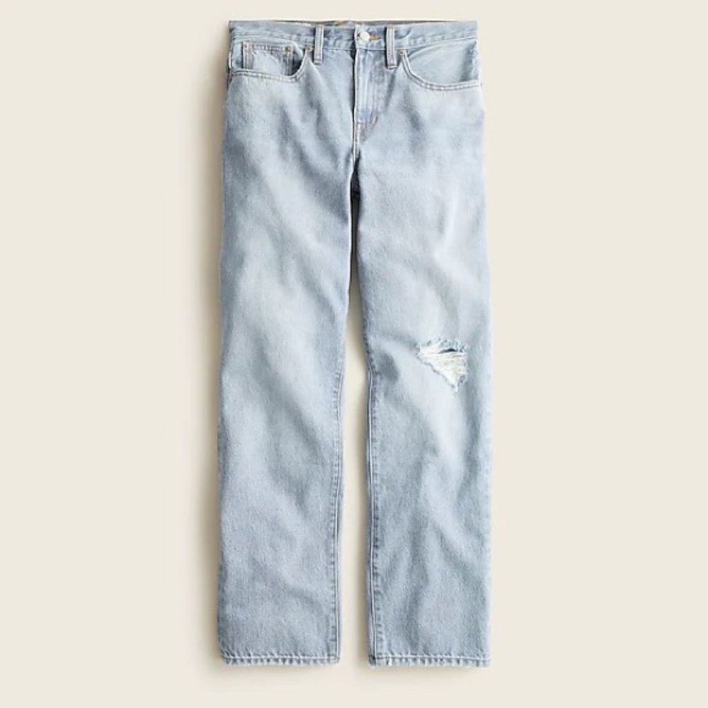 Petite Slouchy boyfriend jean in Basin wash (P25)